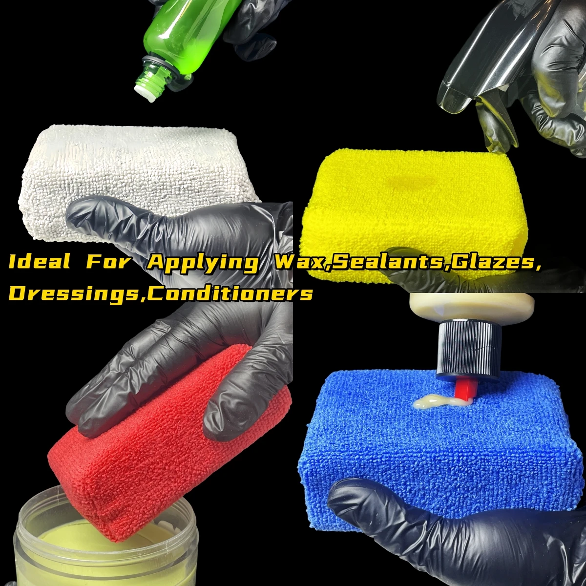8 unidades de almohadillas apl - Wax Applicator Pad reseña y precio
