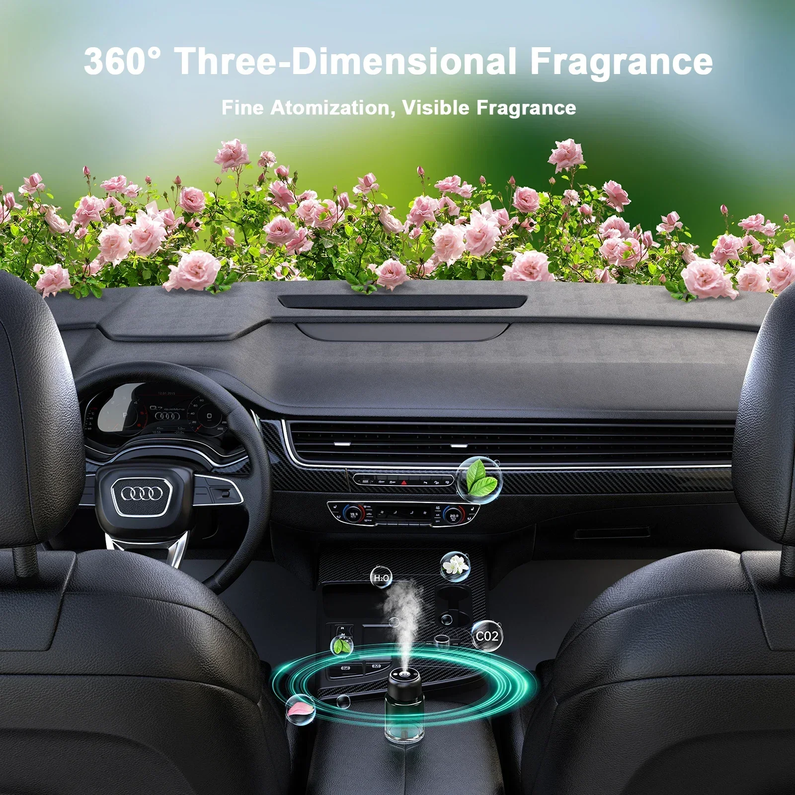 Humidificador y Difusor de Aro - Odor Eliminator Car reseña y precio